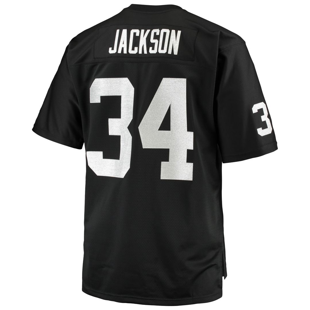Bo Jackson Las Vegas Raiders Mitchell & Ness Big & Tall 1988 Retired Player Replica Official Jersey - White
