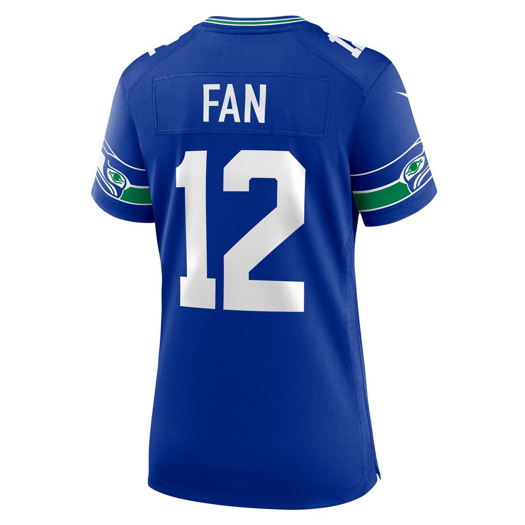 12s Seattle Seahawks Nike Women's Team Game Official Jersey - College Navy