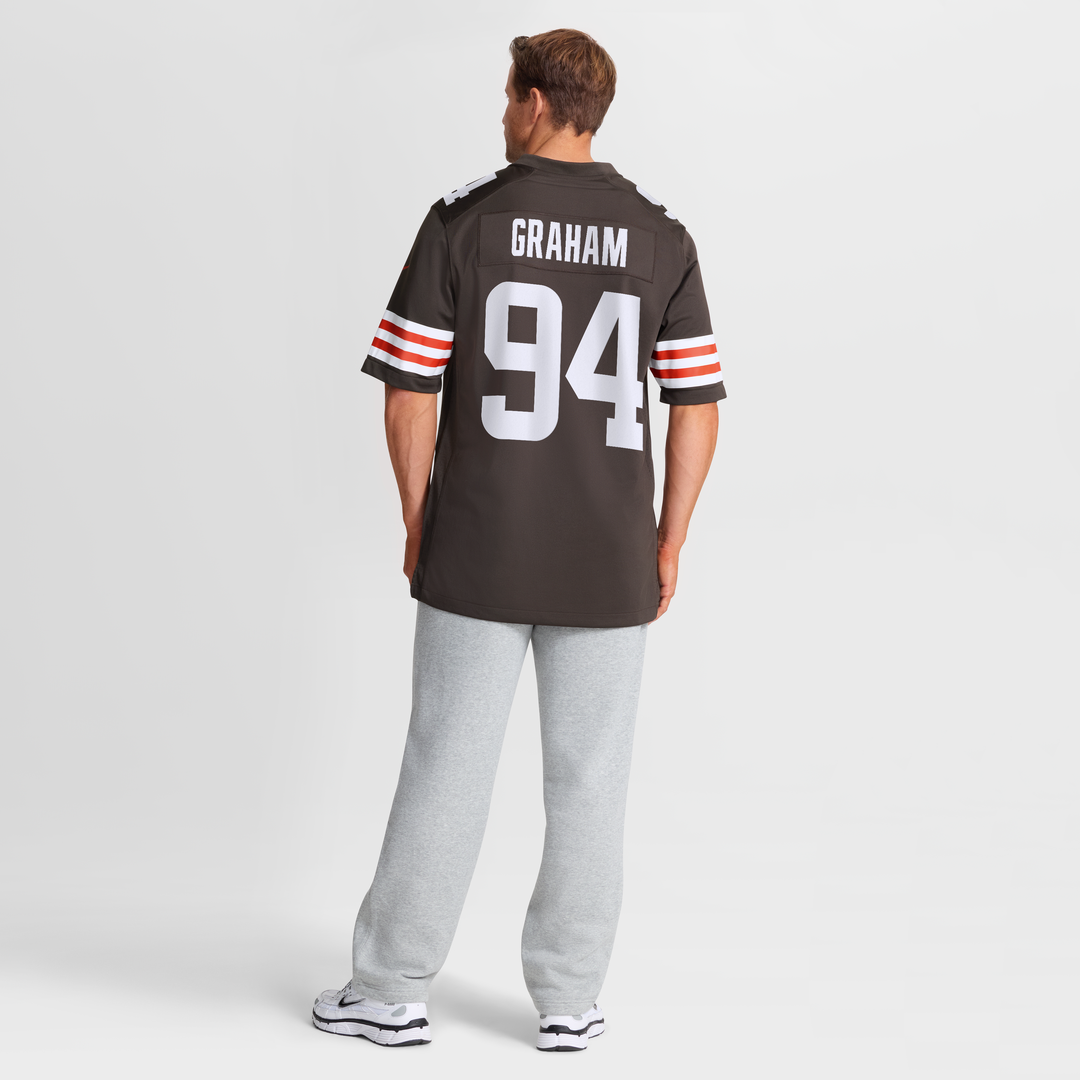 Mason Graham Cleveland Browns Nike Game Official Jersey - Brown