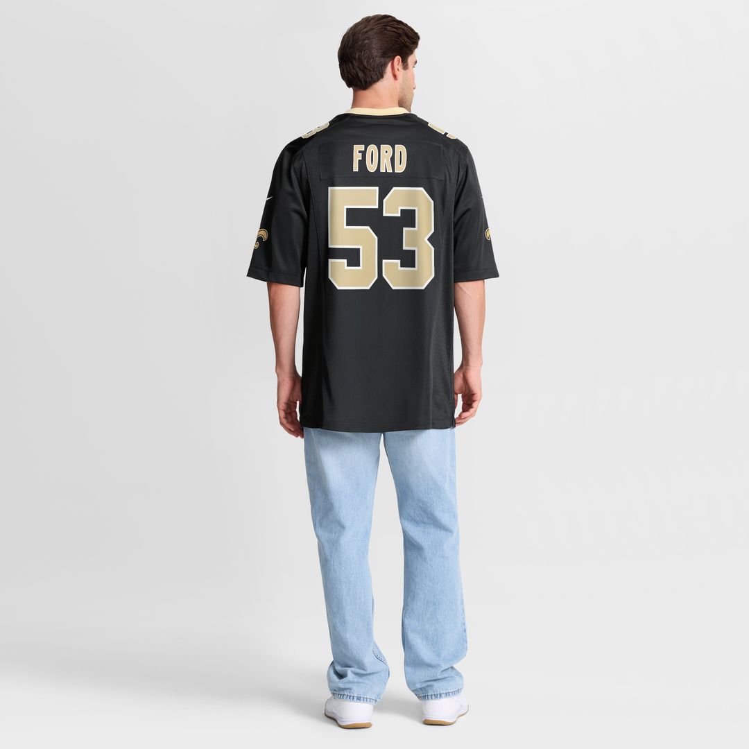 Jaylan Ford New Orleans Saints Nike Game Official Jersey - Black