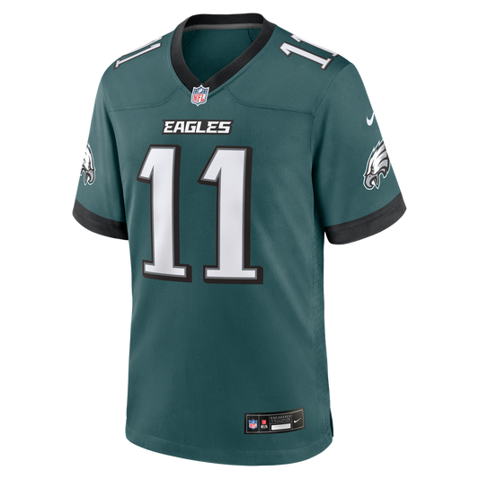 A.J. Brown Philadelphia Eagles Nike Team Game Jersey - Midnight Green