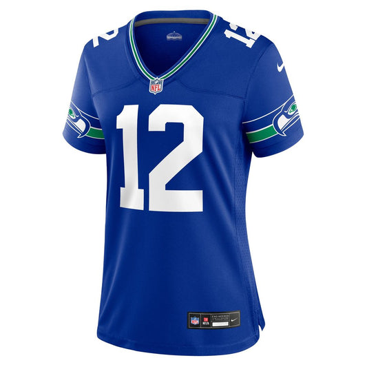12s Seattle Seahawks Nike Women's Player Official Jersey - Royal