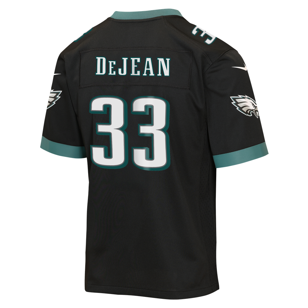 Cooper DeJean Philadelphia Eagles Nike Youth Team Game Jersey - Midnight Green