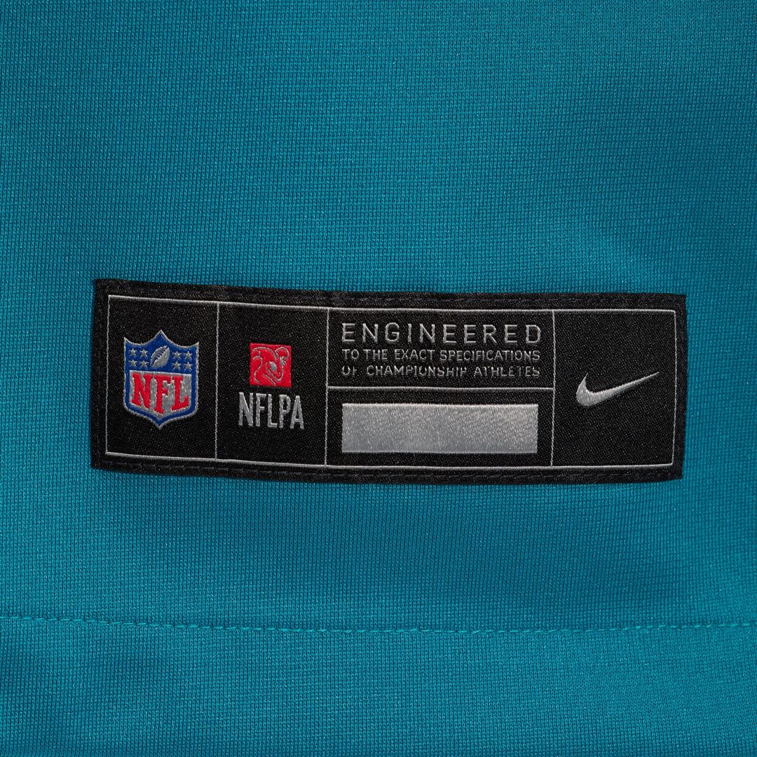 Foye Oluokun Jacksonville Jaguars Nike Prowler Throwback Player Game Official Jersey - Teal