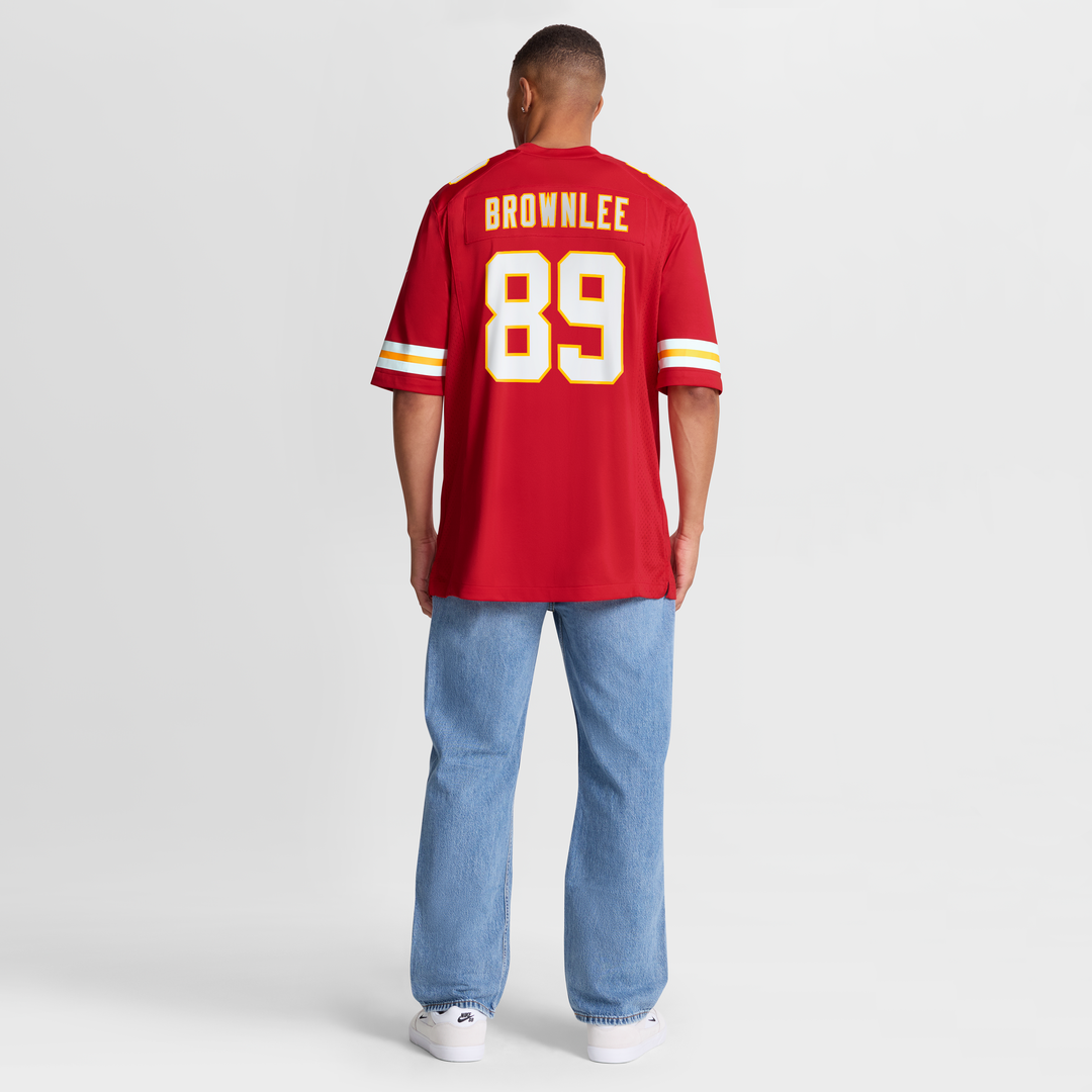 Jason Brownlee Kansas City Chiefs Nike Team Game Jersey - Red