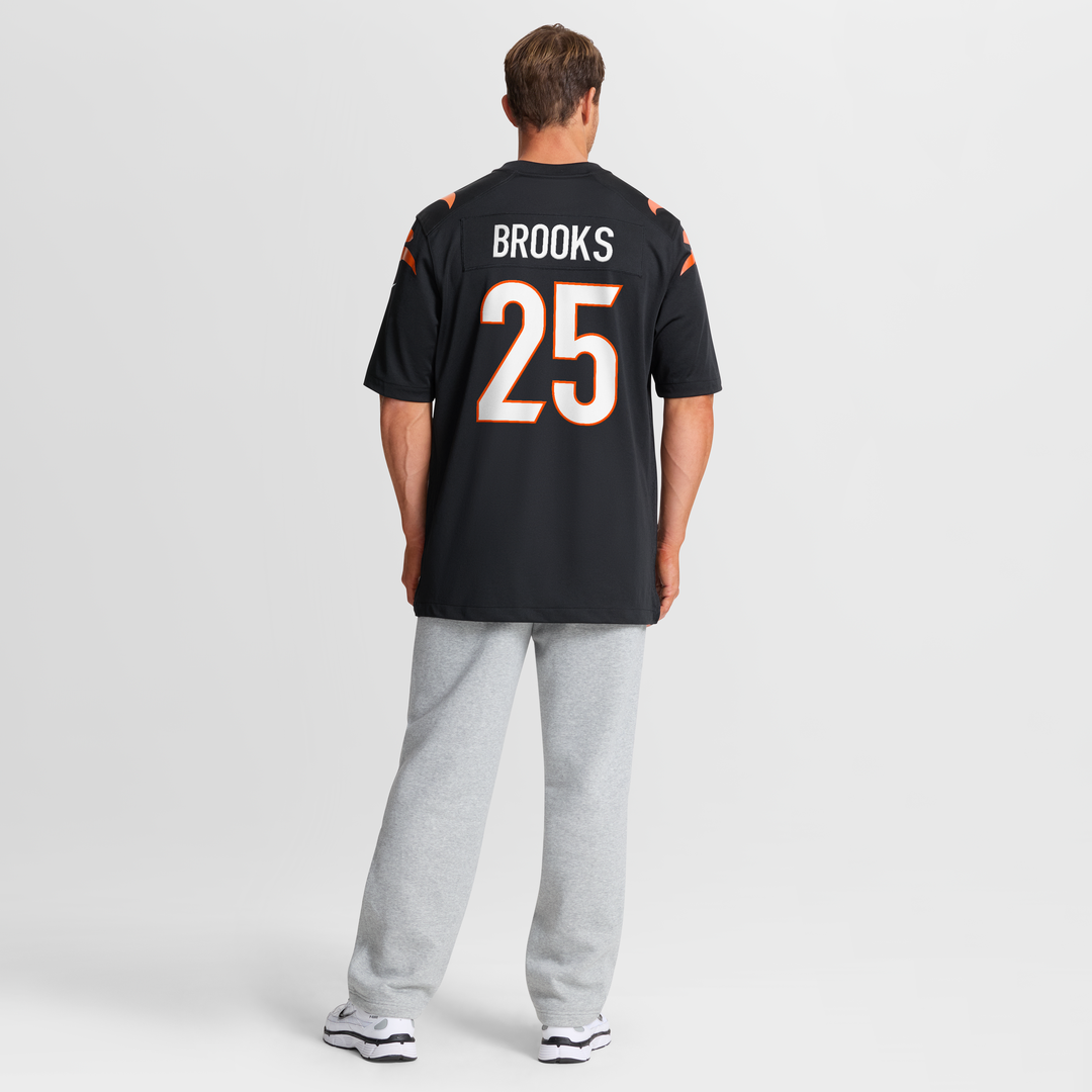 Tahj Brooks Cincinnati Bengals Nike Team Game Jersey - Black