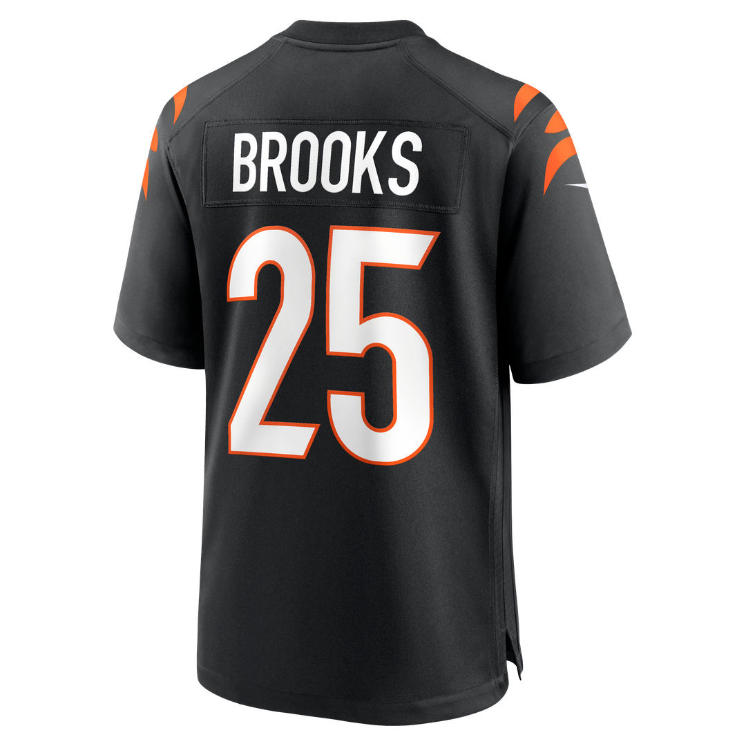 Tahj Brooks Cincinnati Bengals Nike Team Game Jersey - Black