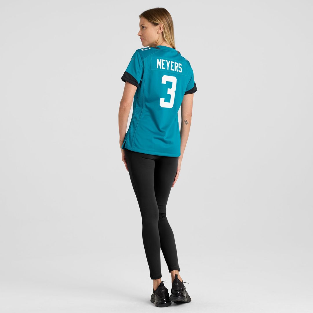 Jakobi Meyers Jacksonville Jaguars Nike Women's Team Game Jersey - Teal