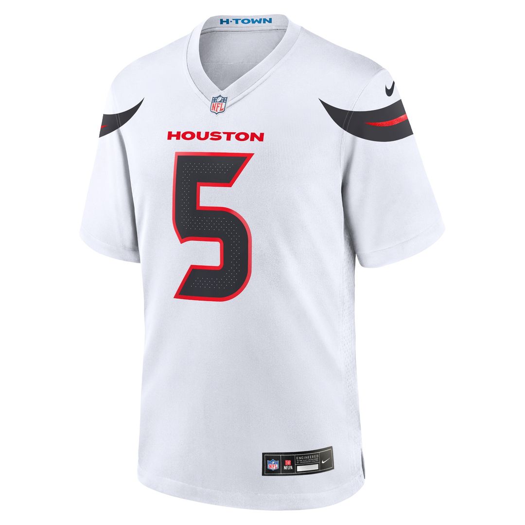 Jalen Pitre Houston Texans Nike Game Official Jersey - White