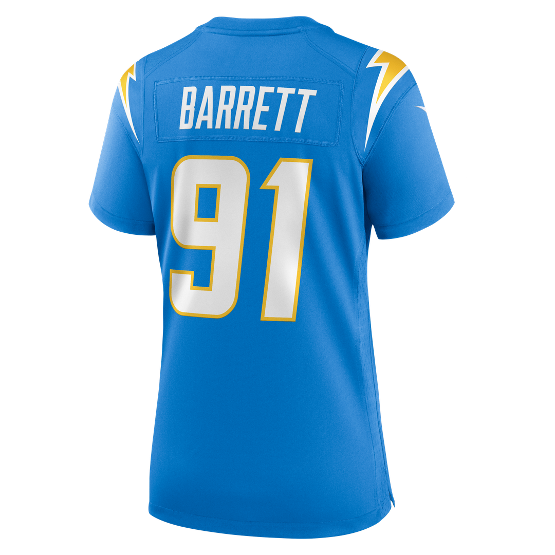 Nick Barrett Los Angeles Chargers Nike Women's Team Game Jersey - Powder Blue
