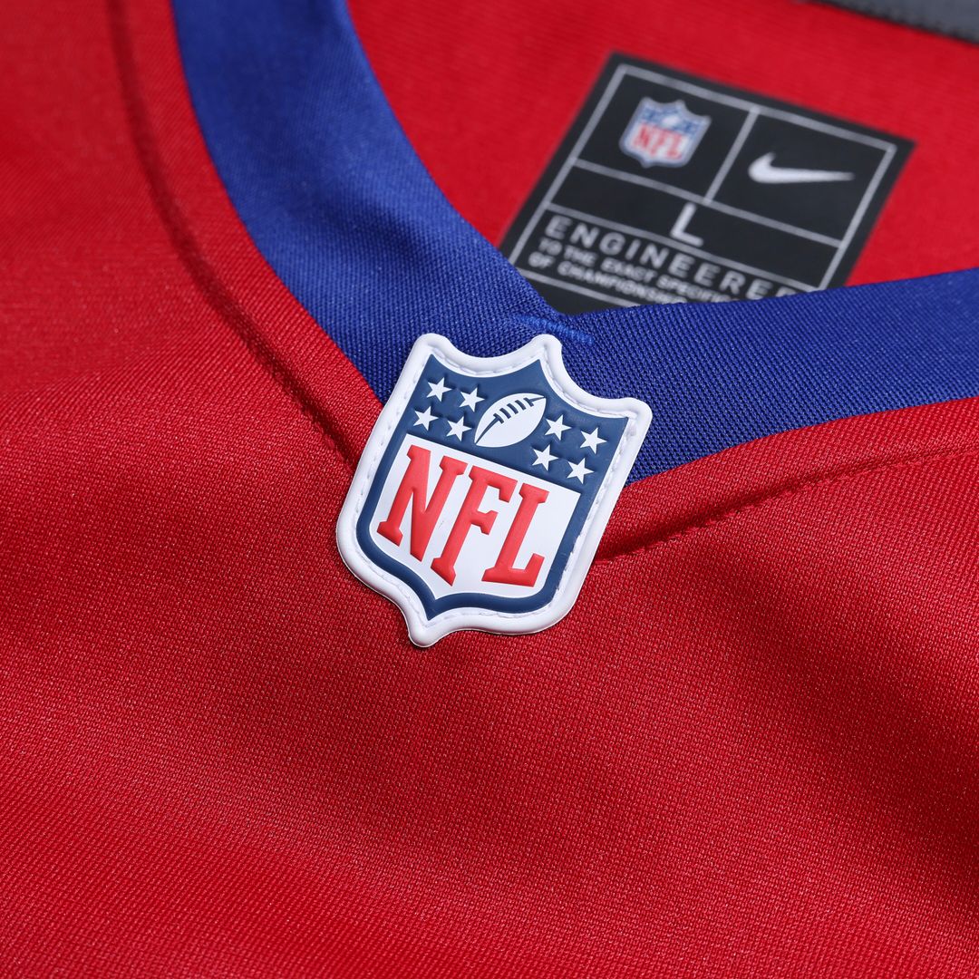 New York Giants Nike Alternate Game Official Jersey -  Red