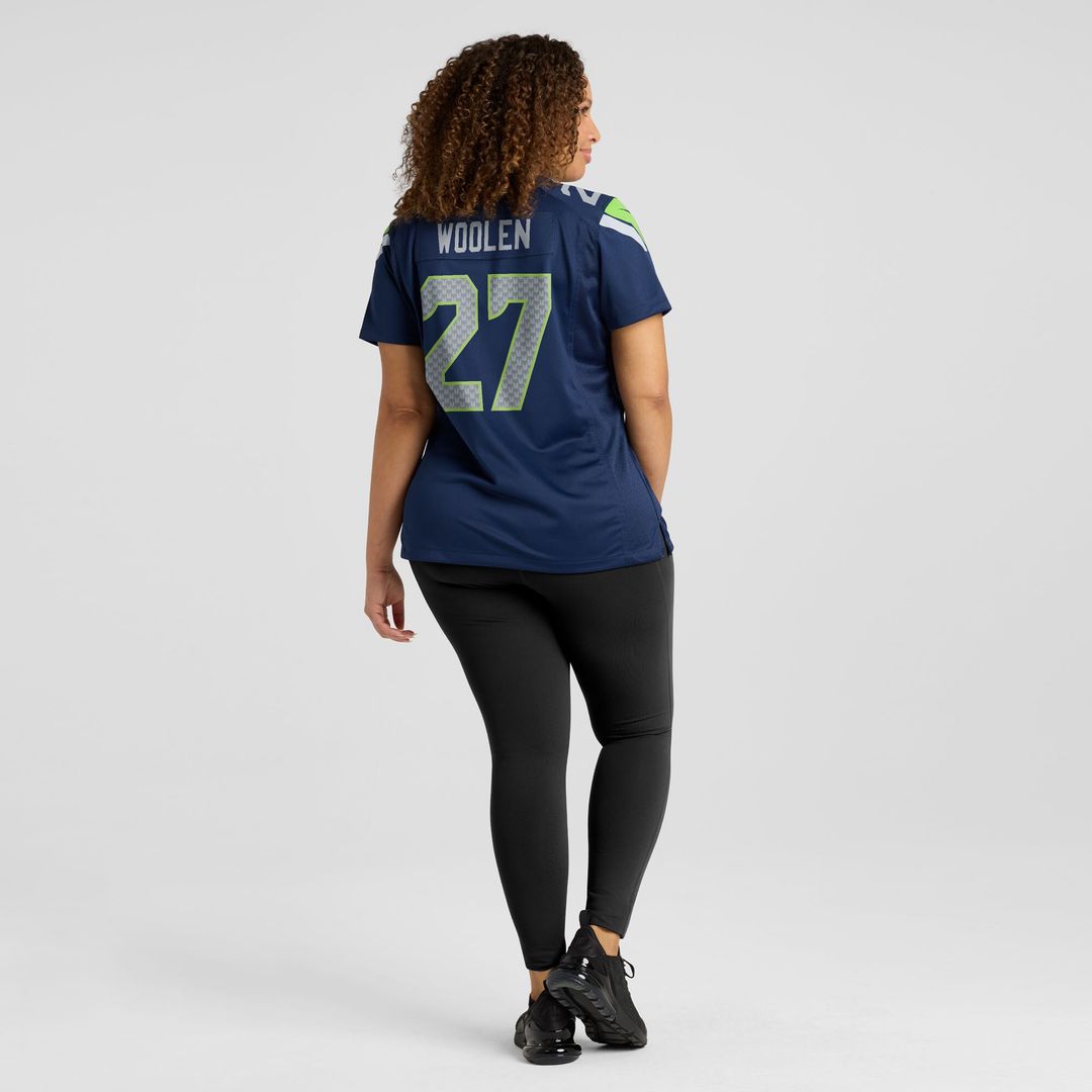 Riq Woolen Seattle Seahawks Nike Women's Team Game Official Jersey -  College Navy