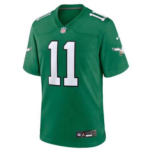 A.J. Brown Philadelphia Eagles Nike Alternate Game Player Official Jersey - Kelly Green
