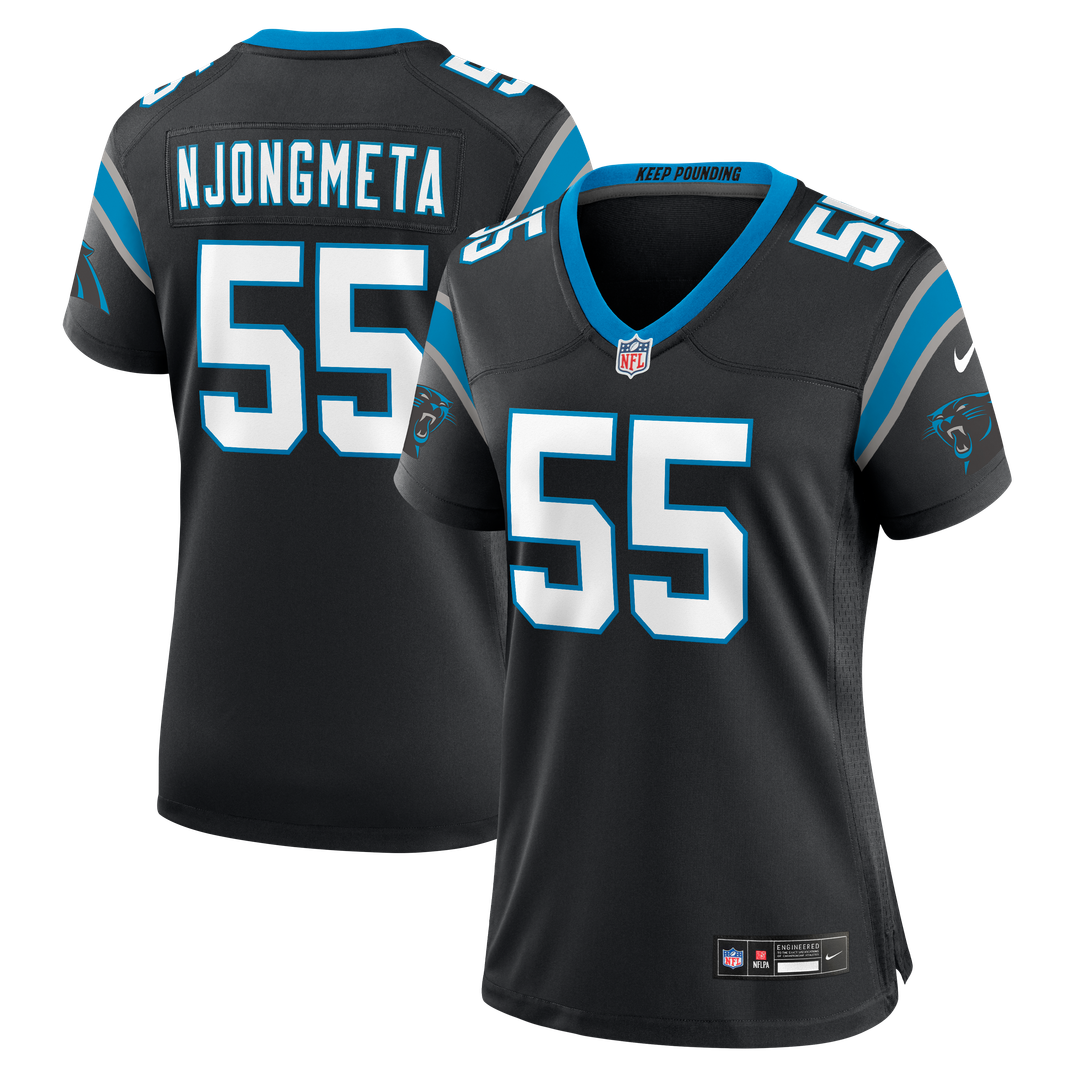Maema Njongmeta Carolina Panthers Nike Women's Team Game Jersey - Black