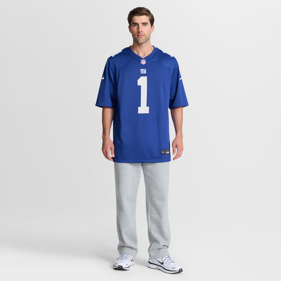 Malik Nabers New York Giants Nike  Player Game Official Jersey - Royal