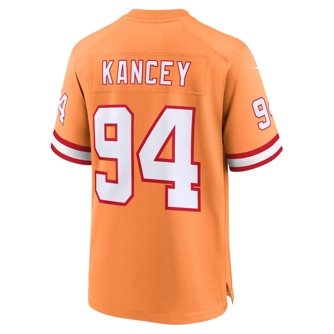 Calijah Kancey Tampa Bay Buccaneers Nike Alternate Game Official Jersey - Orange