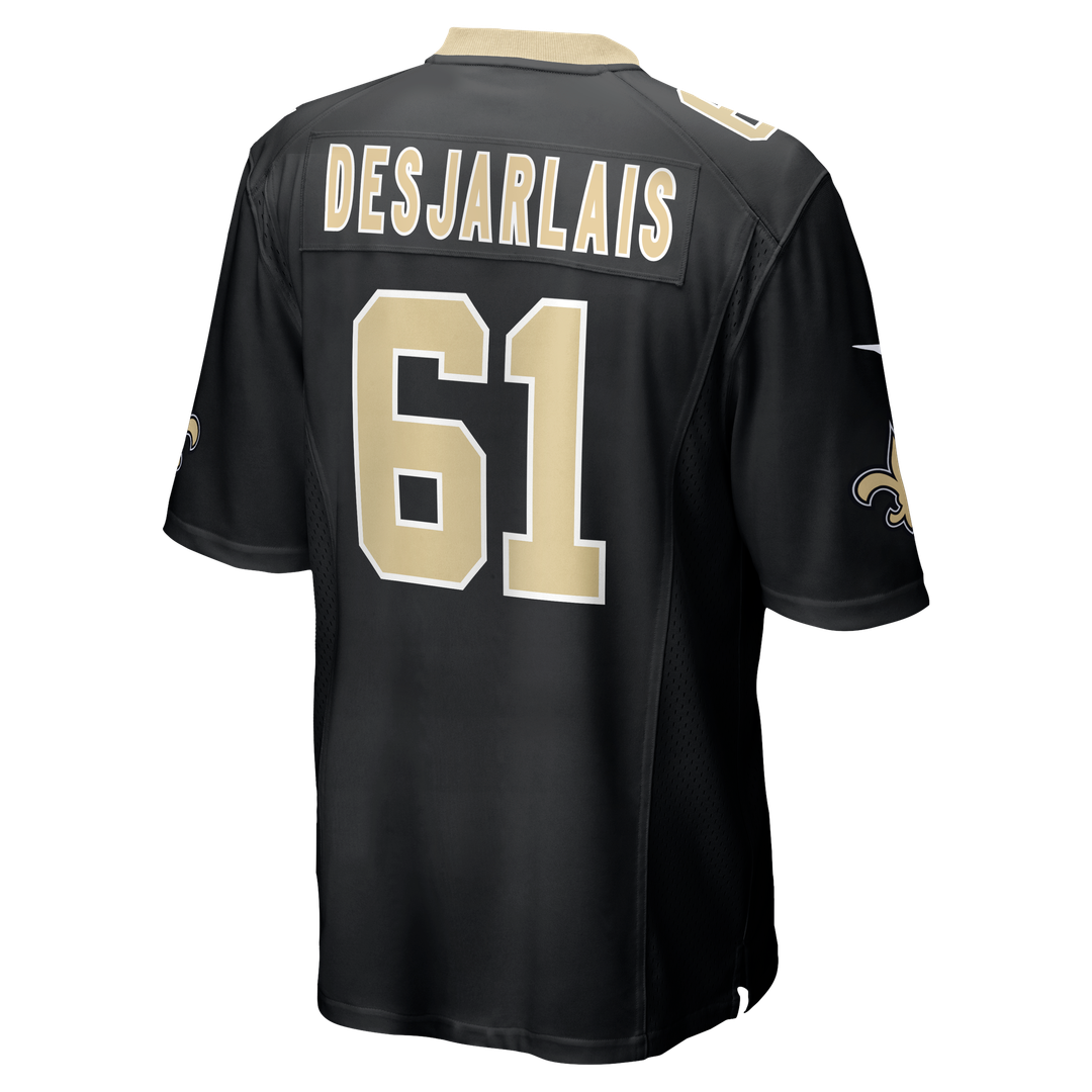 Drew Desjarlais New Orleans Saints Nike Game Player Official Jersey - Black
