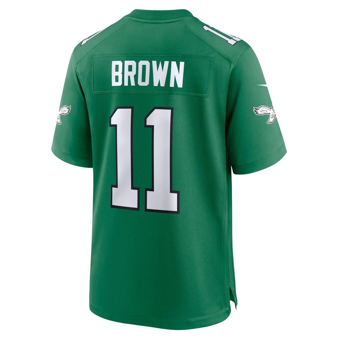 A.J. Brown Philadelphia Eagles Nike Youth Team Game Official Jersey - Midnight Green