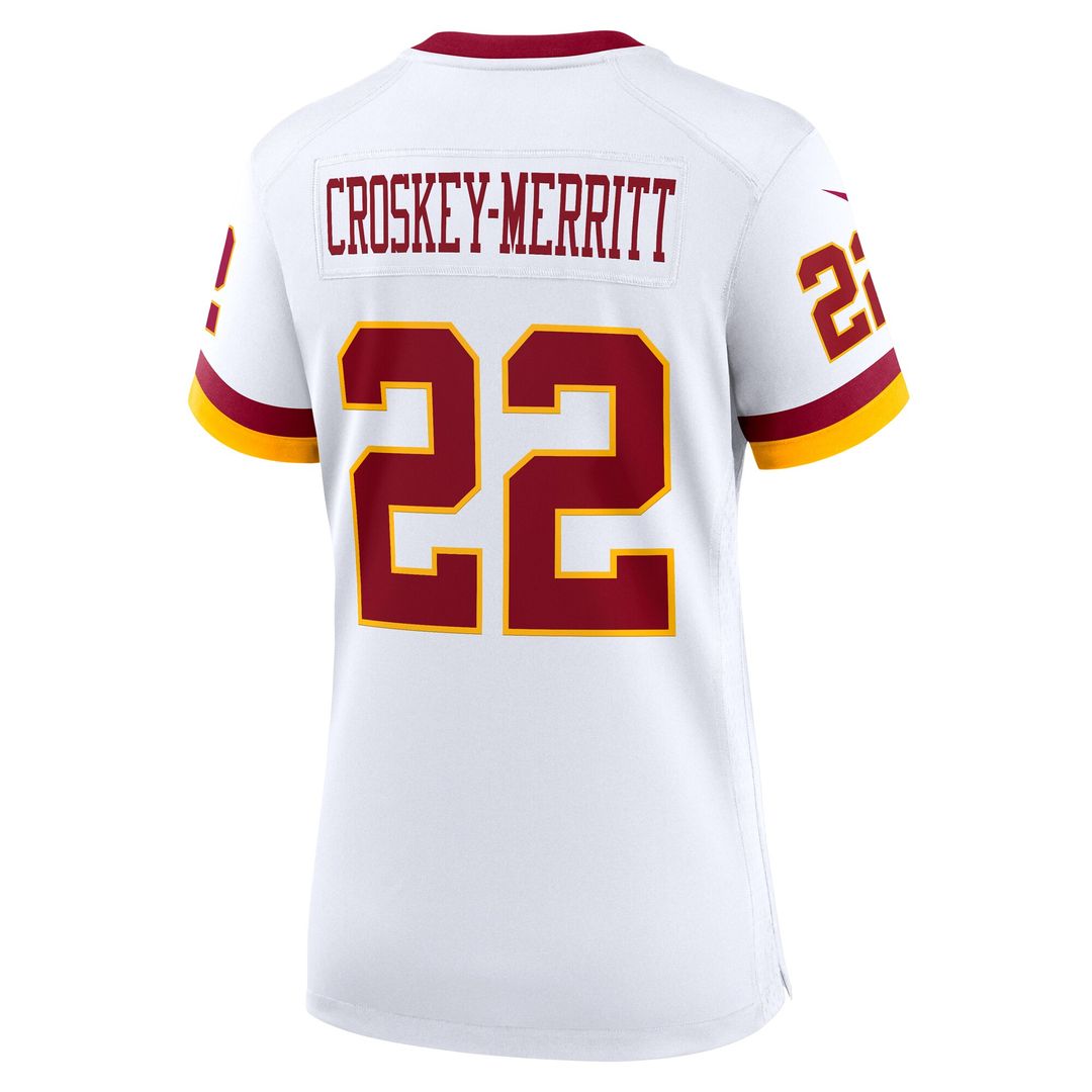 Jacory Croskey-Merritt Washington Commanders Nike Women's Game Official Jersey - Burgundy