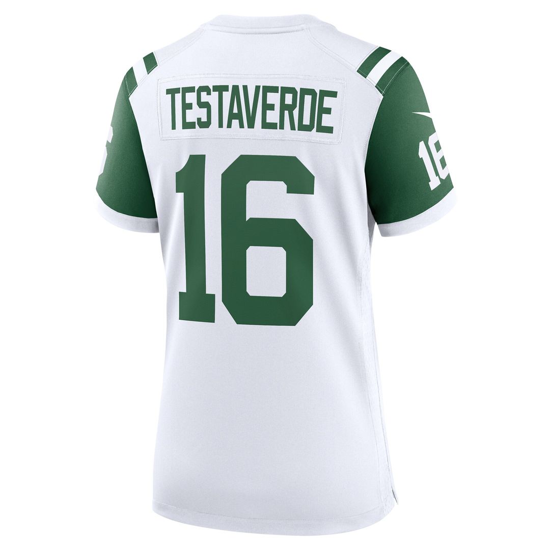 Vinny Testaverde New York Jets Nike Women's Classic Alternate Retired Player Game Official Jersey - White