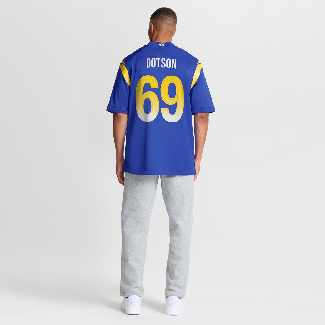 Kevin Dotson Los Angeles Rams Nike  Game Official Jersey -  Royal