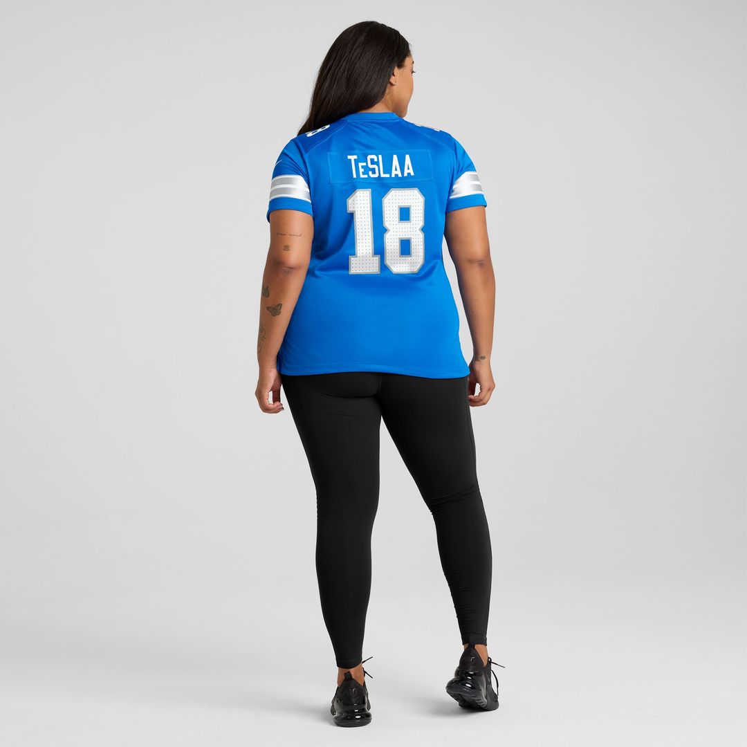 Isaac TeSlaa Detroit Lions Nike Women's Game Player Official Jersey - Blue