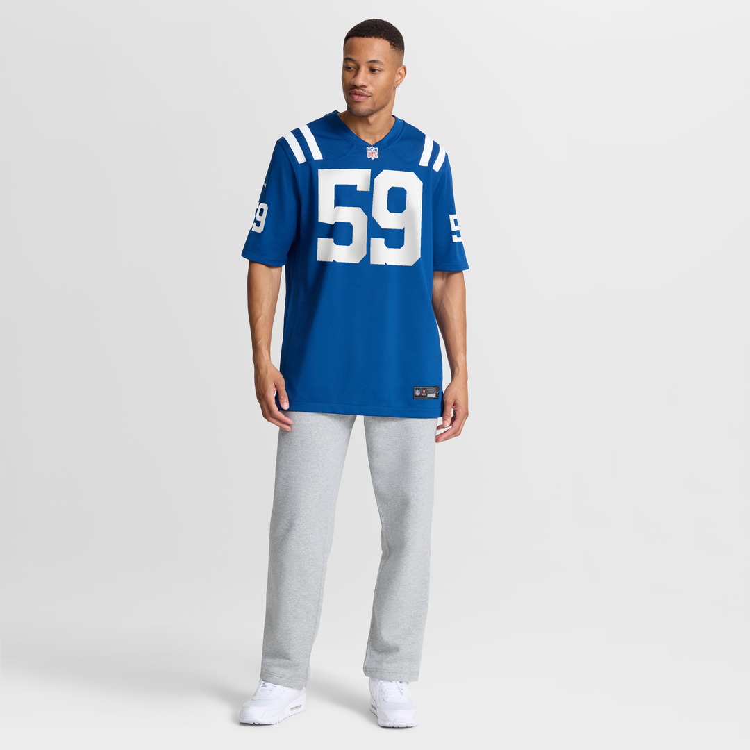Buddy Johnson Indianapolis Colts Nike Team Game Jersey - Royal