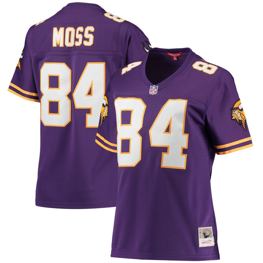 Randy Moss Minnesota Vikings Mitchell & Ness Women's Legacy Replica Team Official Jersey - Purple