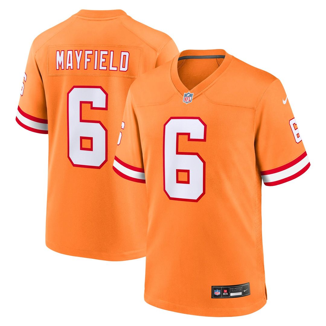 Baker Mayfield Tampa Bay Buccaneers Nike Youth Alternate Game Official Jersey - Orange
