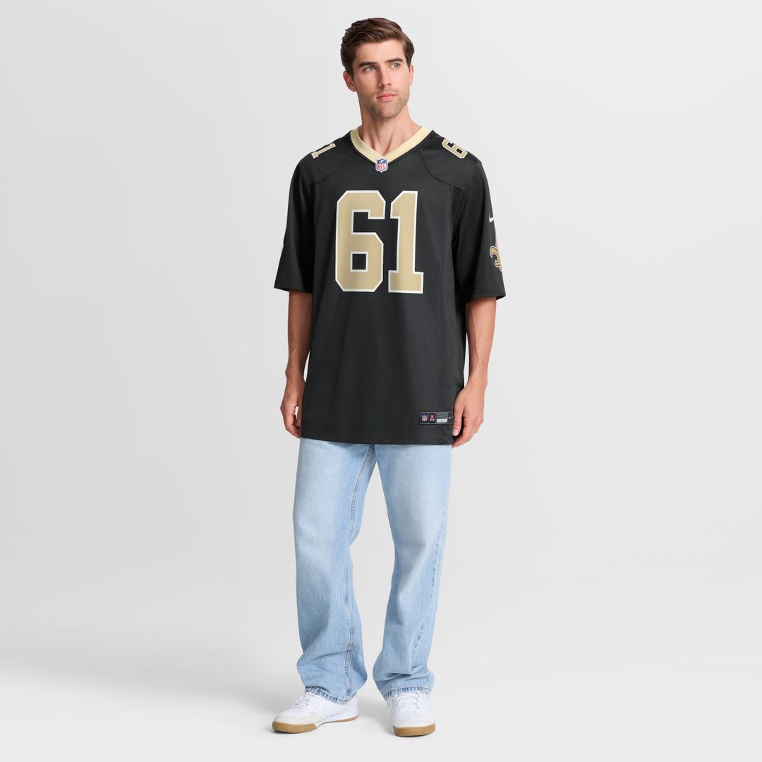 Drew Desjarlais New Orleans Saints Nike Game Player Official Jersey - Black