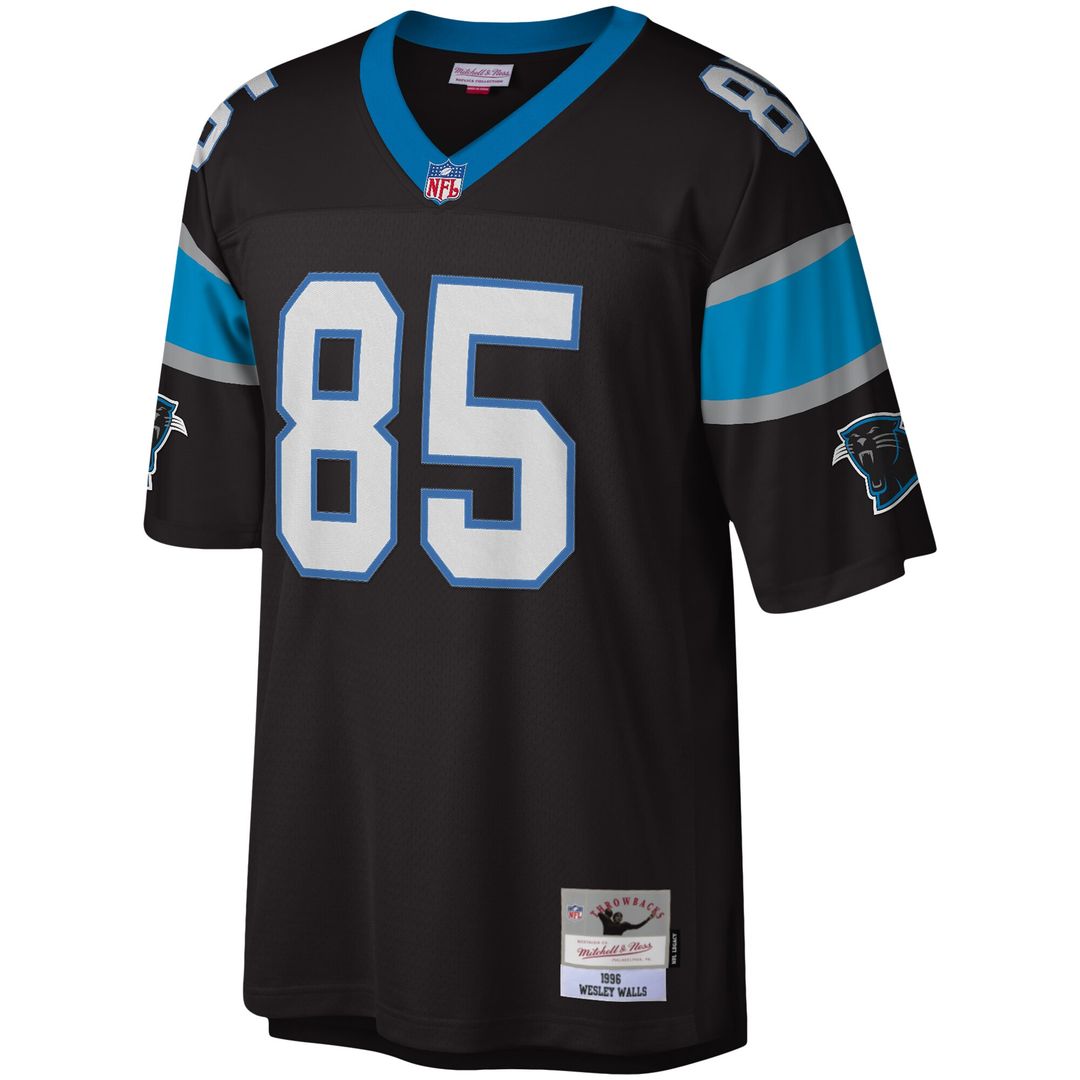 Wesley Walls Carolina Panthers Mitchell & Ness Legacy Replica Official Jersey - Black
