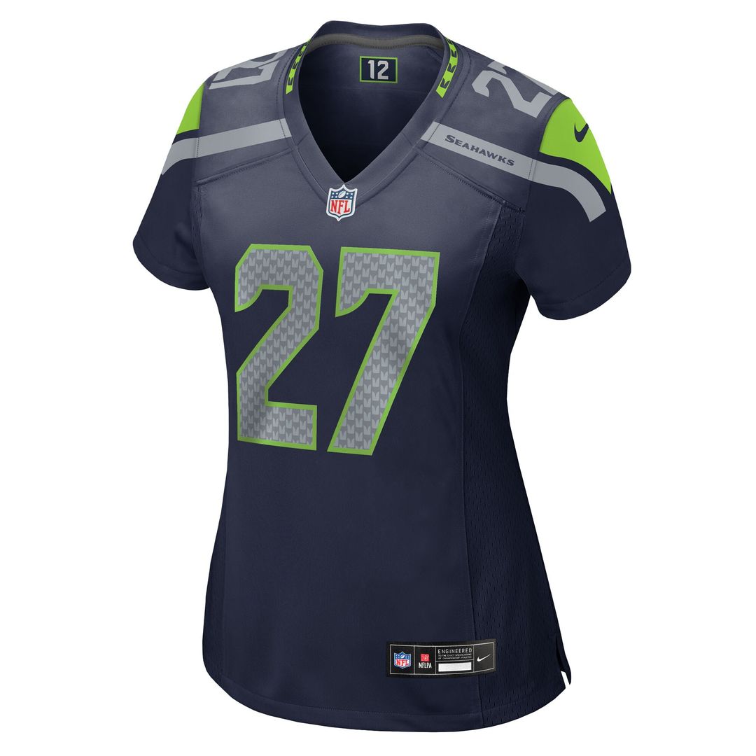 Riq Woolen Seattle Seahawks Nike Women's Team Game Official Jersey -  College Navy