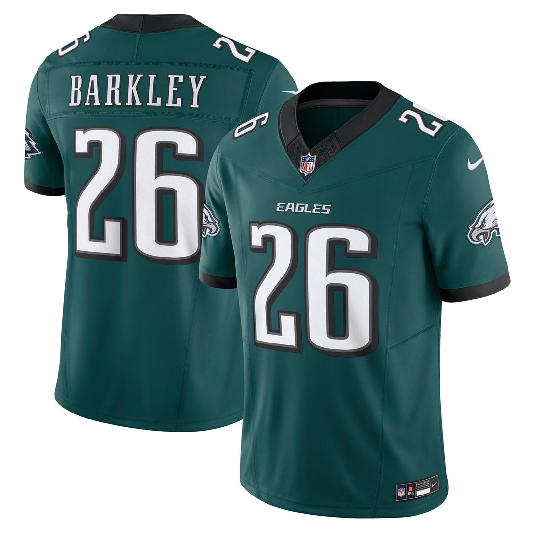 Saquon Barkley Philadelphia Eagles Nike Alternate Vapor F.U.S.E. Limited Official Jersey - Kelly Green