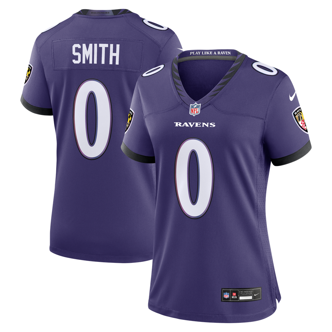 Roquan Smith Baltimore Ravens Nike Women's Team Game Official Jersey - Purple