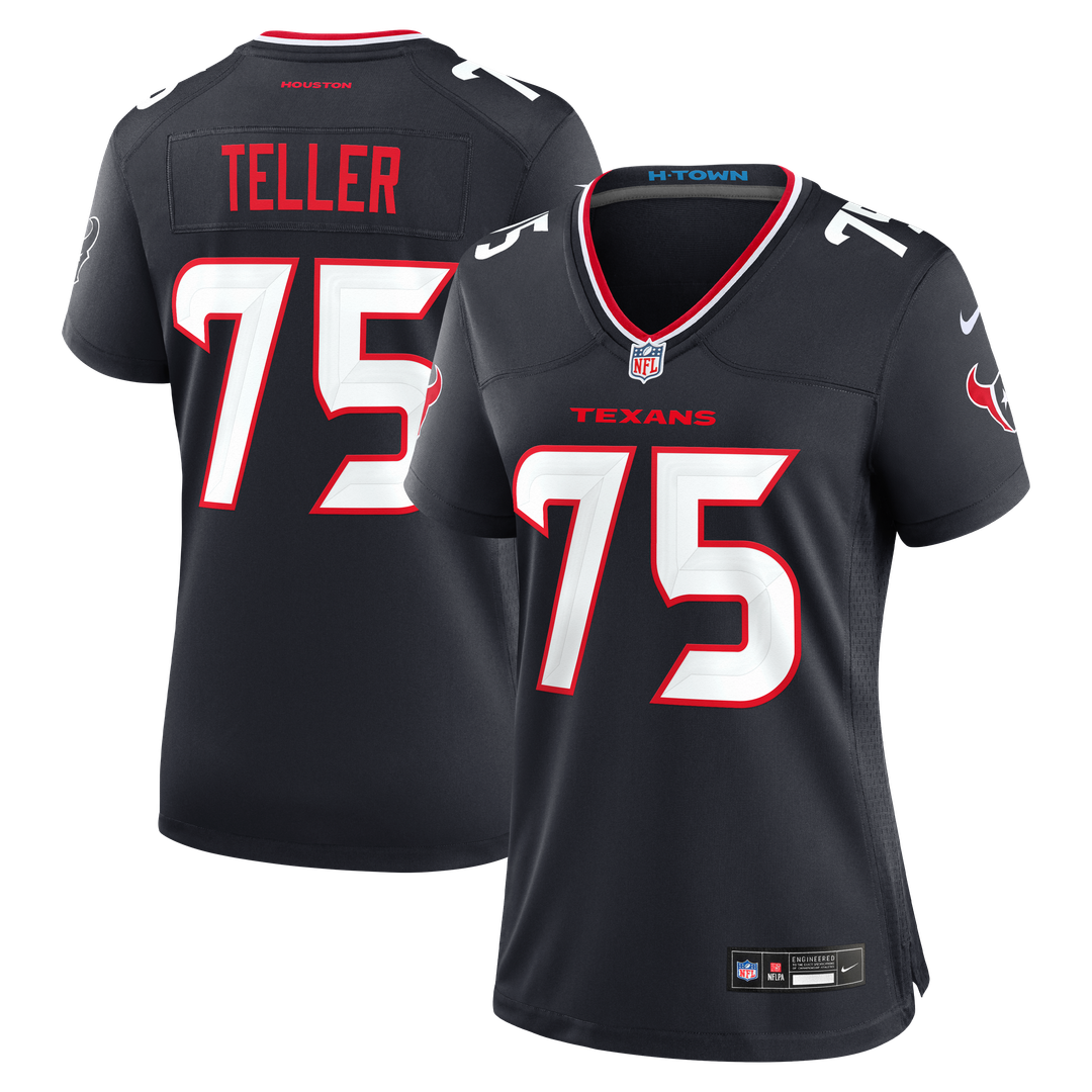 Wyatt Teller Houston Texans Nike Women's Team Game Jersey - Navy