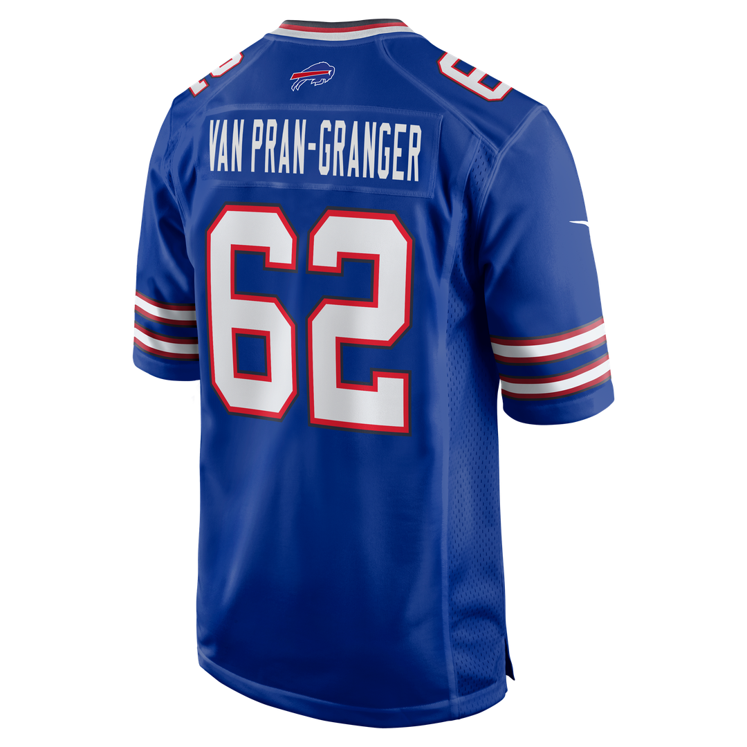 Sedrick Van Pran-Granger Buffalo Bills Nike Game Official Jersey -  Royal