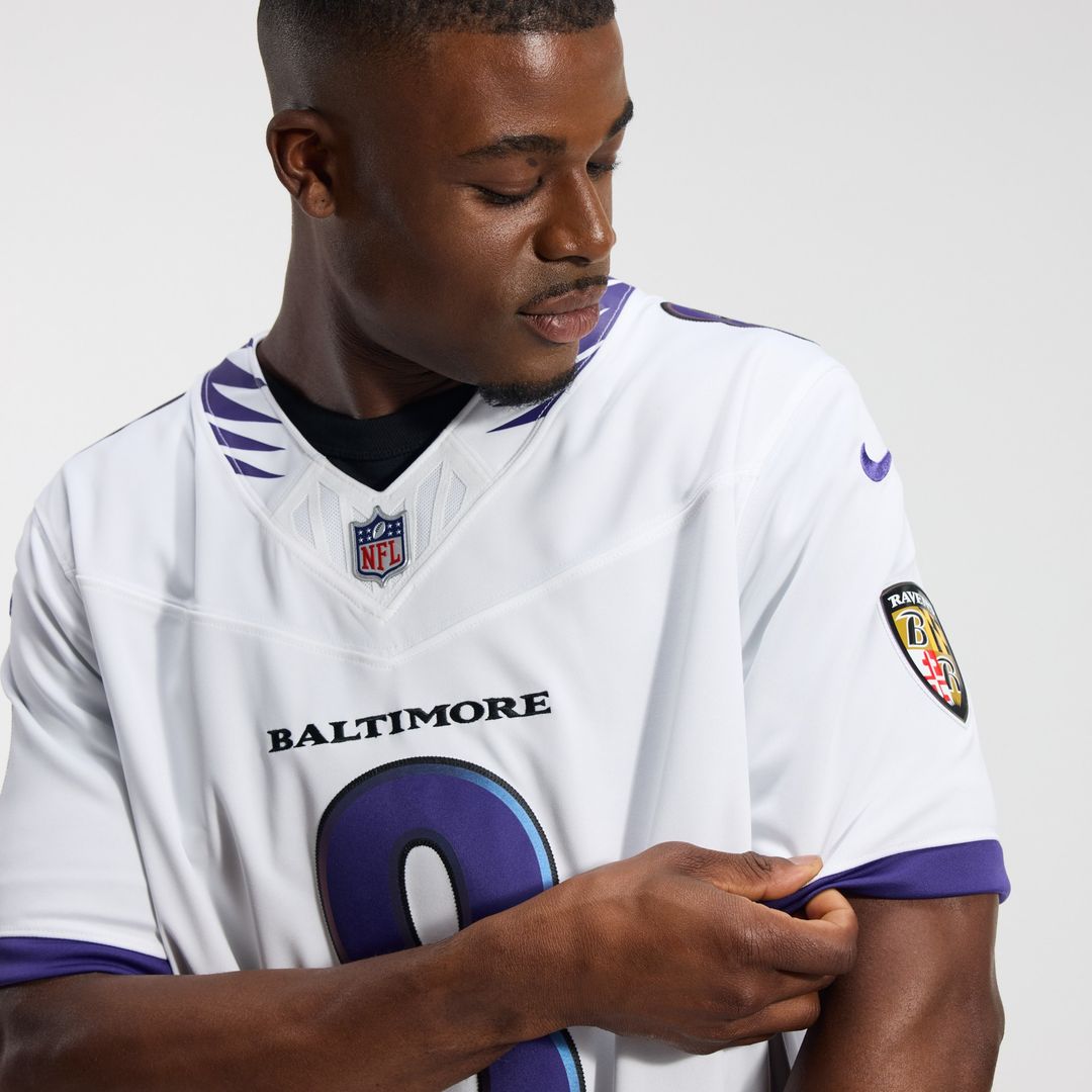 Lamar Jackson Baltimore Ravens Nike Vapor F.U.S.E. Stitched Limited Official Jersey - White