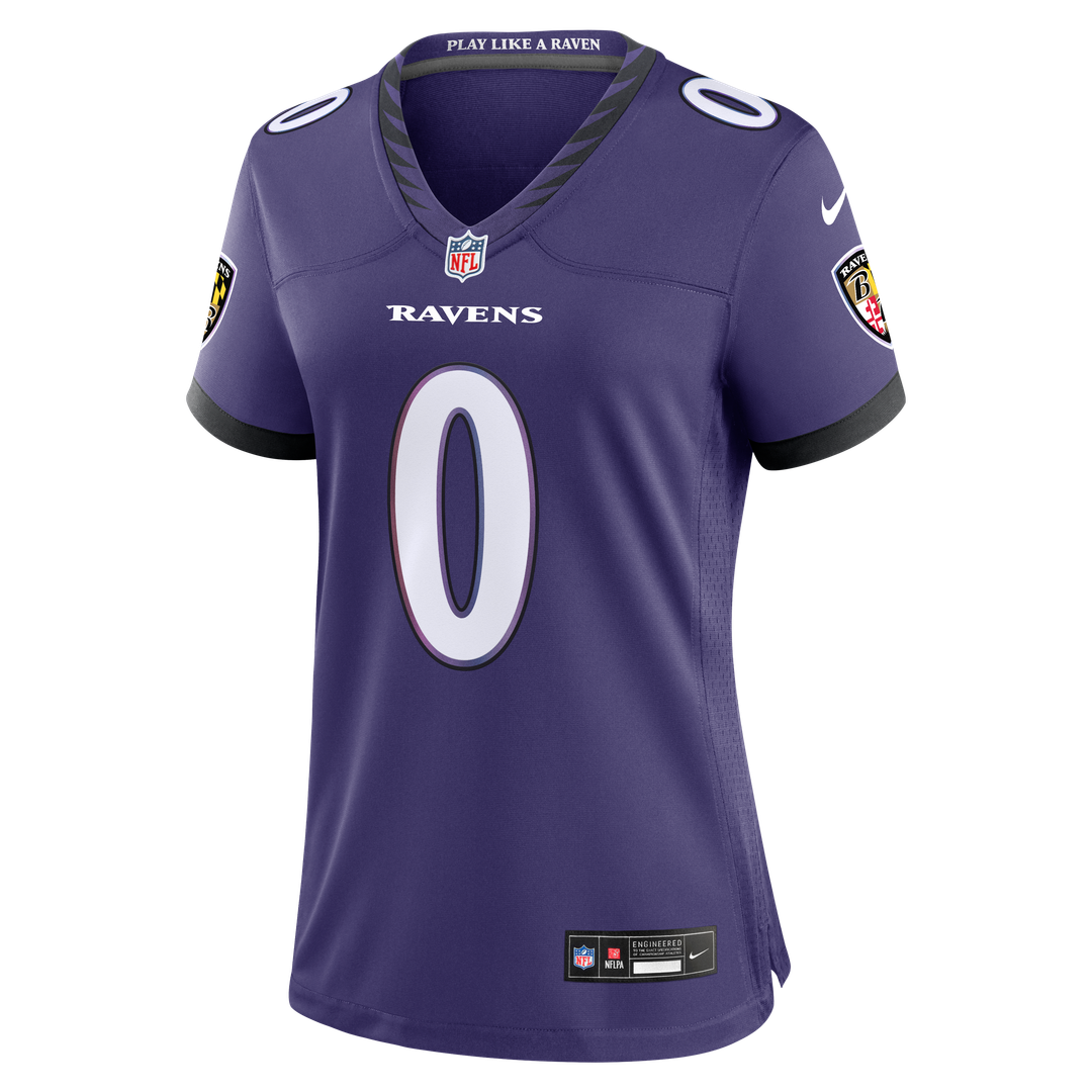 Roquan Smith Baltimore Ravens Nike Women's Team Game Official Jersey - Purple