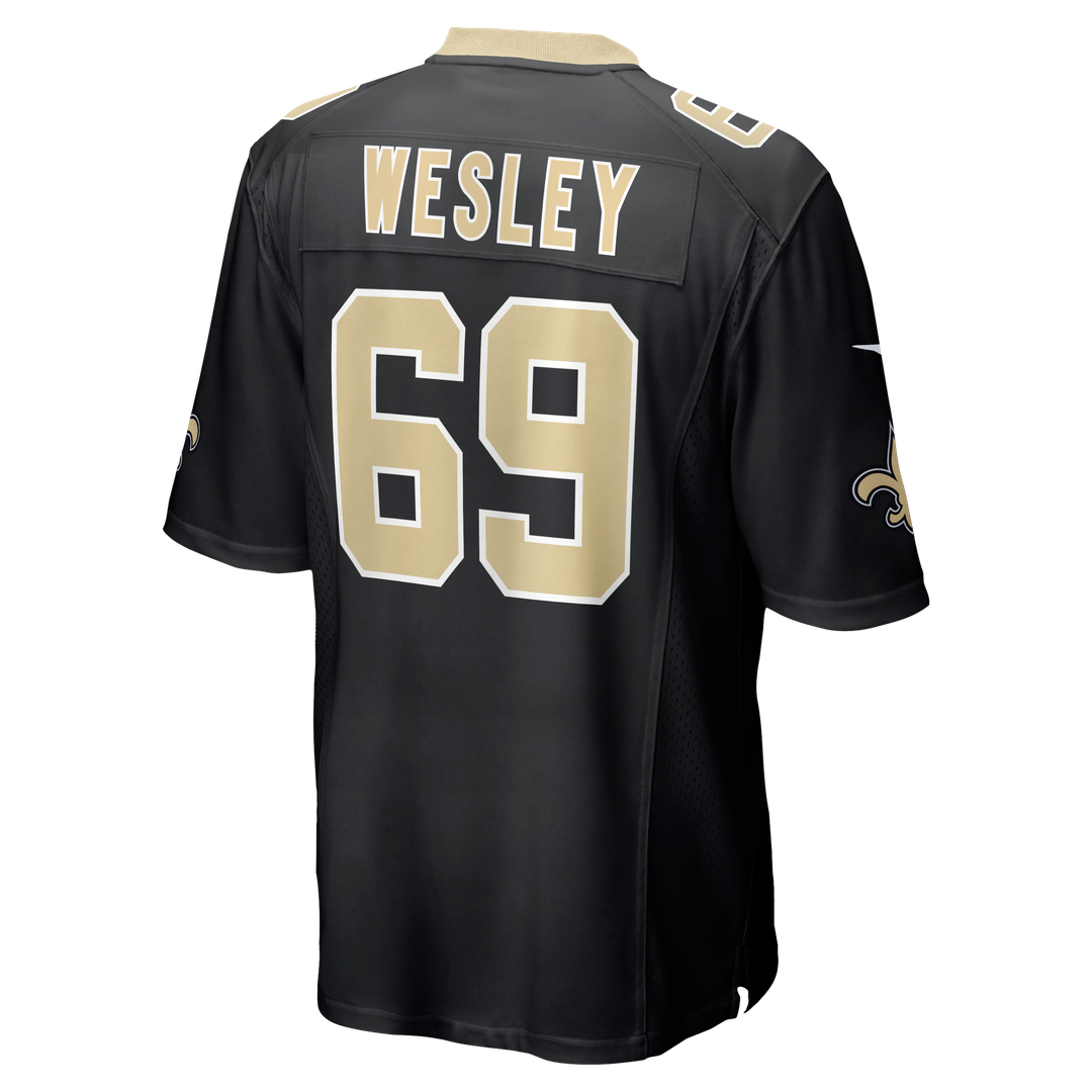 Barry Wesley New Orleans Saints Nike Team Game Jersey - Black