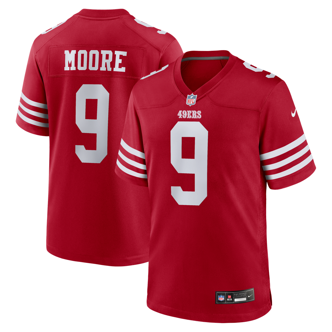 Skyy Moore San Francisco 49ers Nike Team Game Jersey - Scarlet