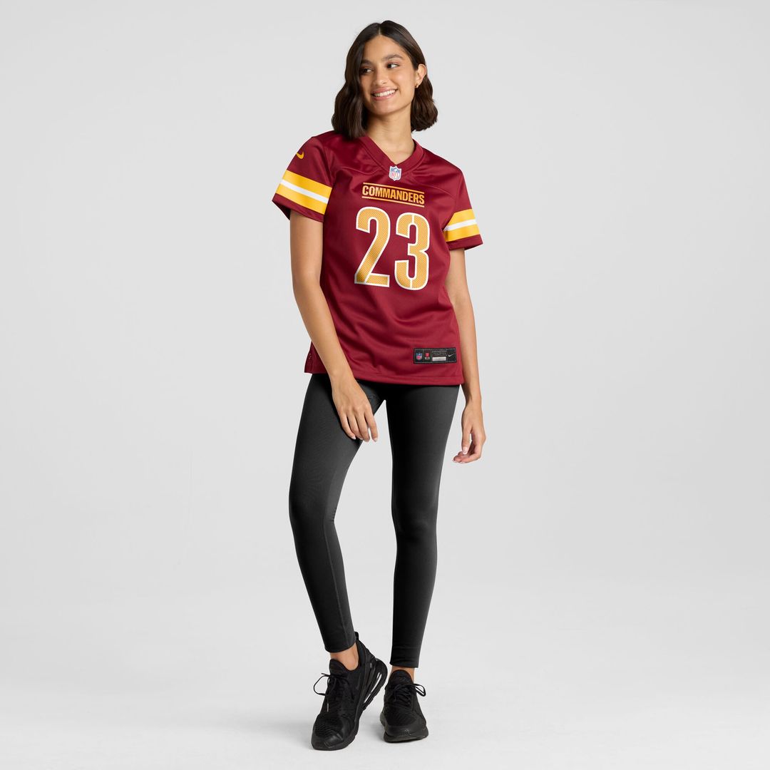 Trey Amos Washington Commanders Nike Women's Team Game Official Jersey -  Burgundy
