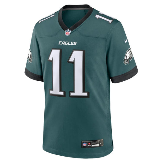 A.J. Brown Philadelphia Eagles Nike Team Game Official Jersey - Midnight Green