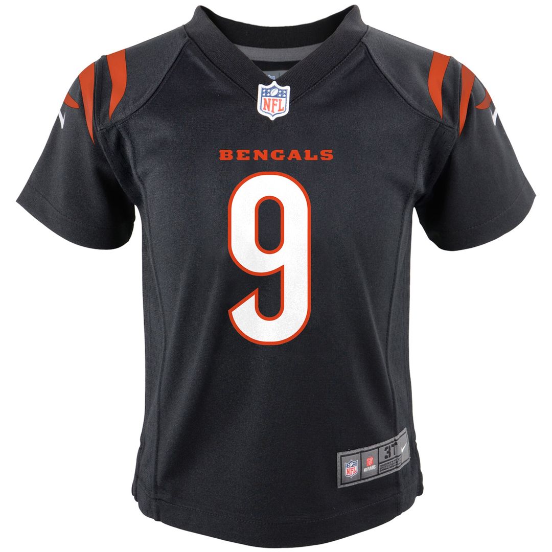 Joe Burrow Cincinnati Bengals Nike Preschool Game Official Jersey - Black
