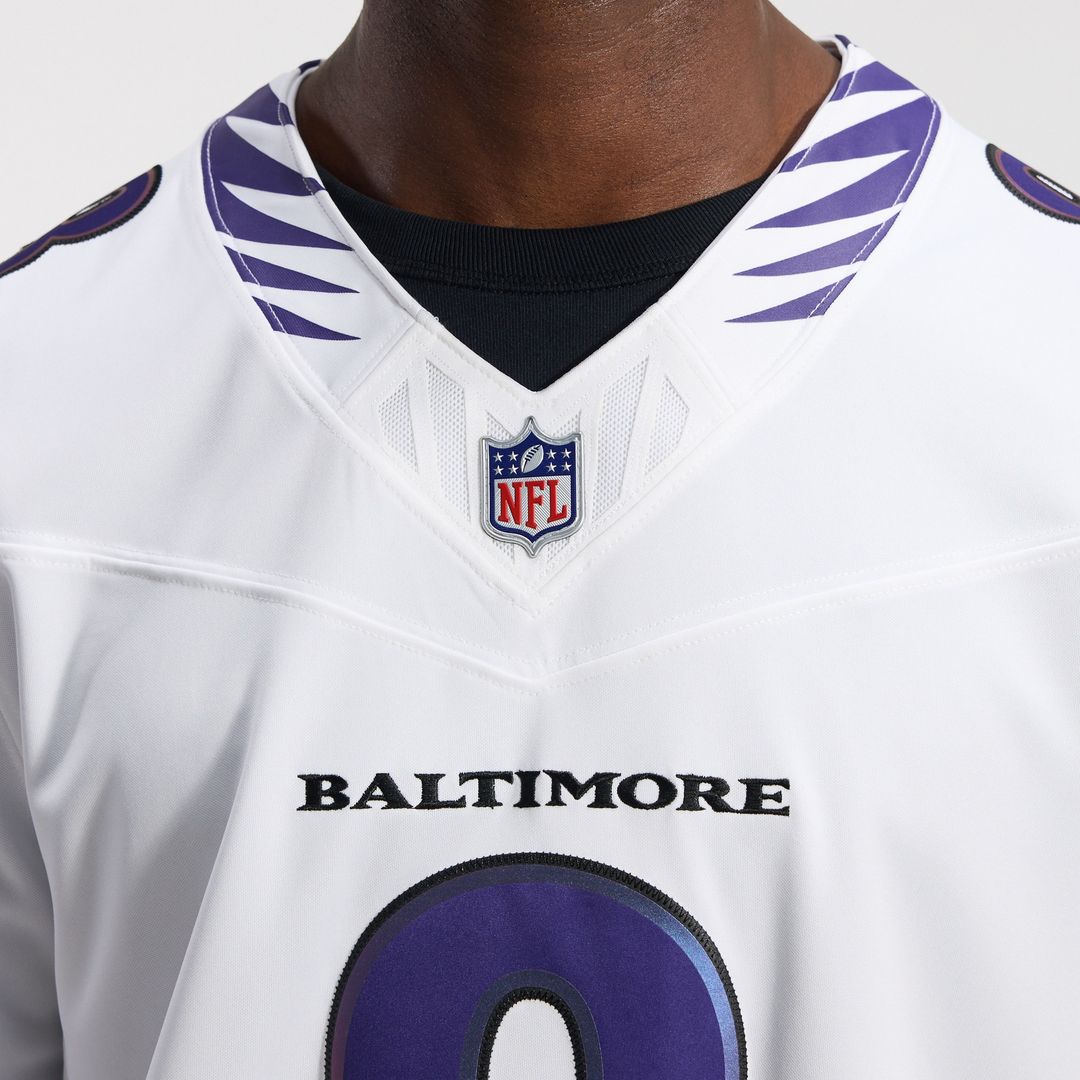 Lamar Jackson Baltimore Ravens Nike Vapor F.U.S.E. Stitched Limited Official Jersey - White