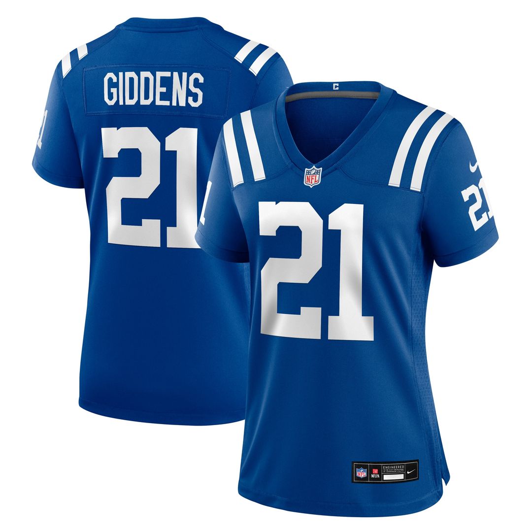 DJ Giddens Indianapolis Colts Nike Women's Team Game Jersey - Royal