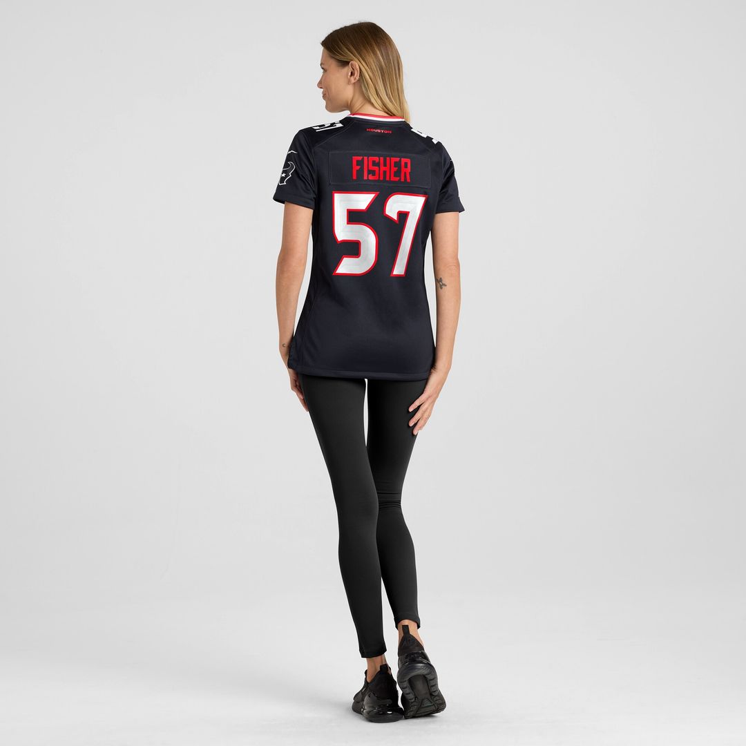 Blake Fisher Houston Texans Nike Women's Team Game Jersey - Navy