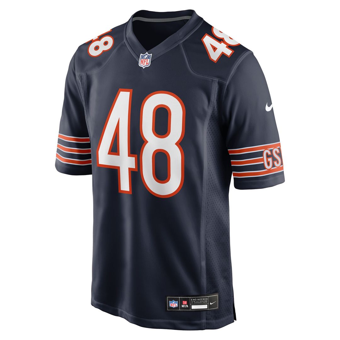 D'Marco Jackson Chicago Bears Nike Team Game Jersey - Navy