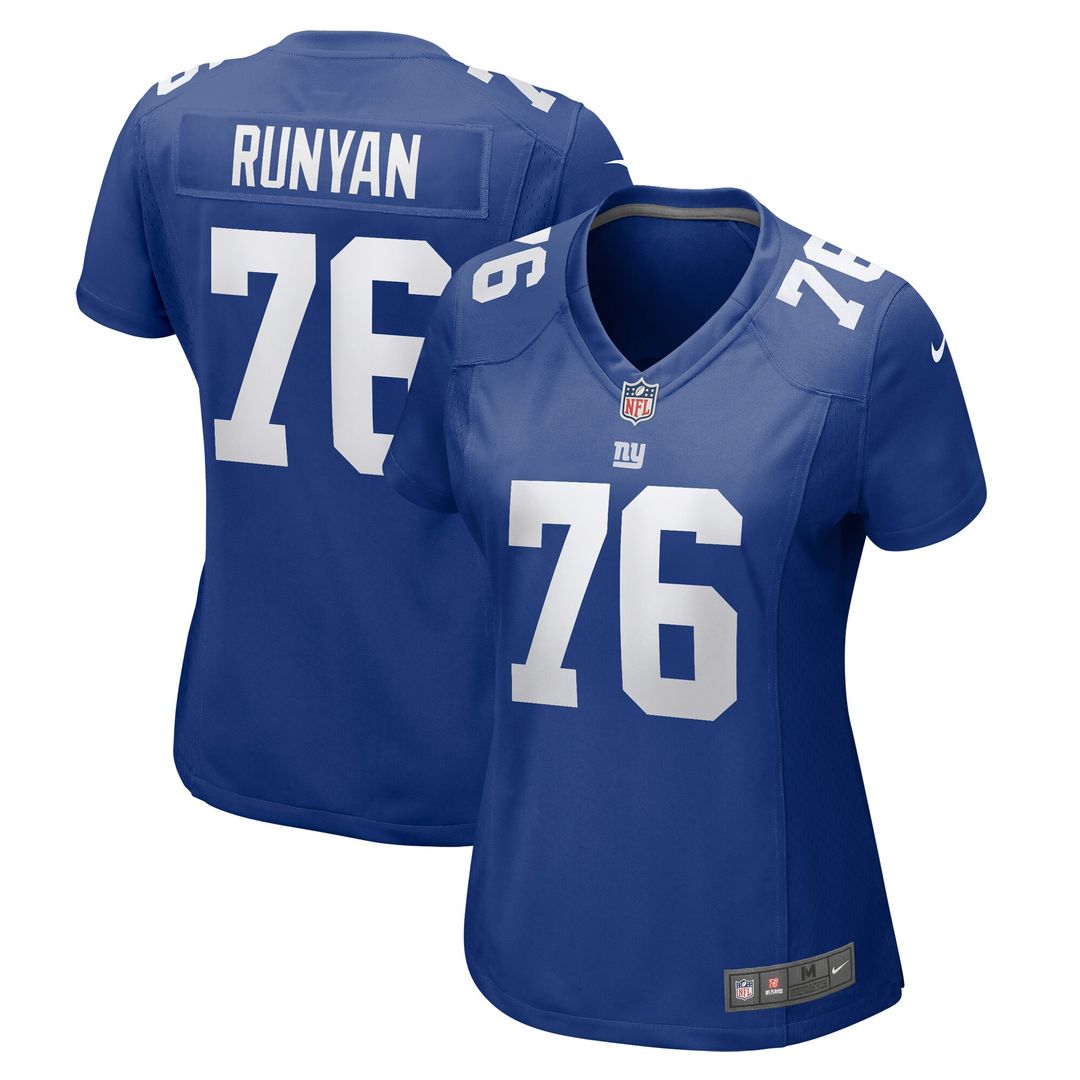Jon Runyan New York Giants Nike Women's  Game Official Jersey -  Royal