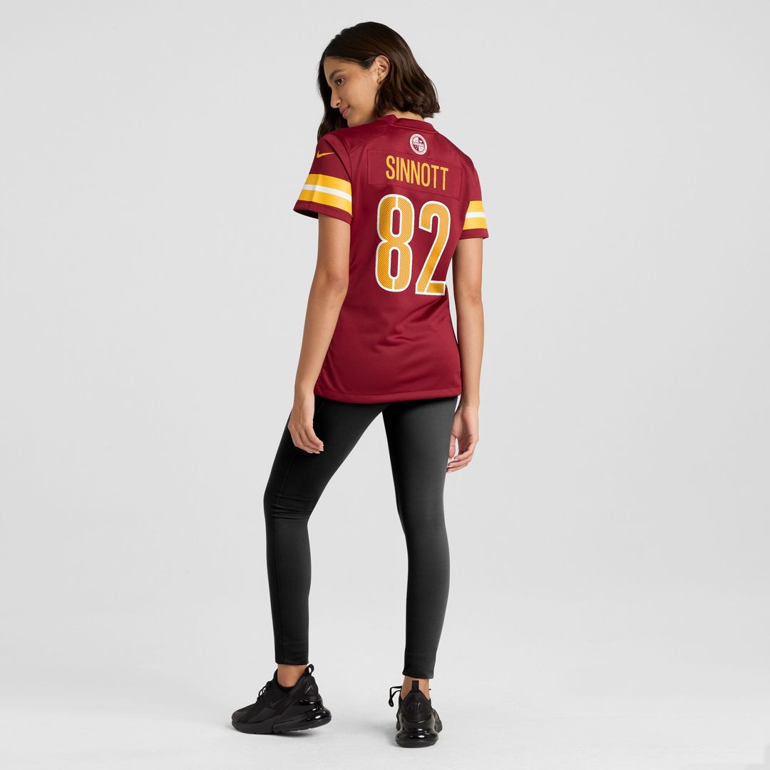 Ben Sinnott Washington Commanders Nike Women's Team Game Official Jersey -  Burgundy