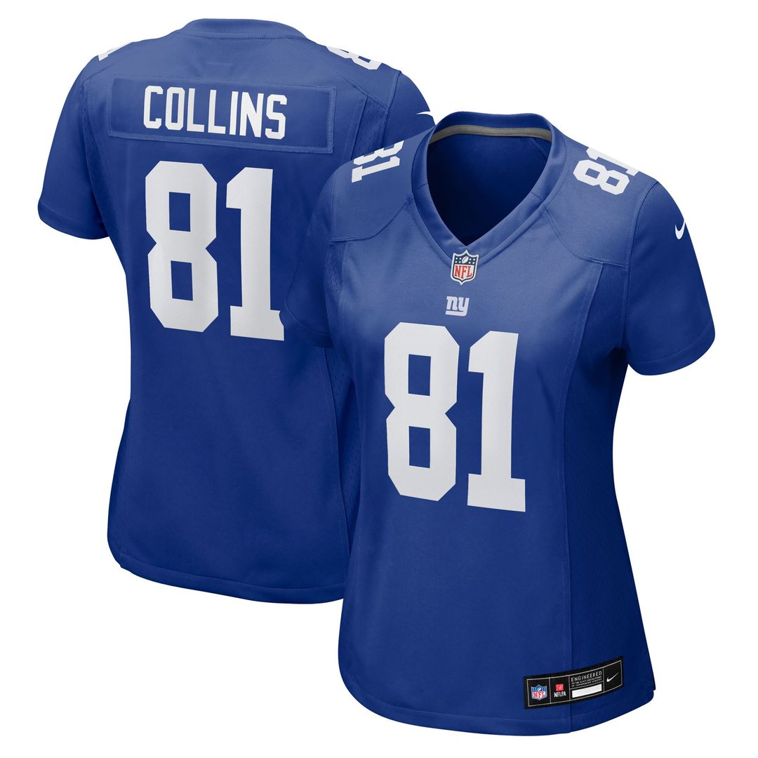 Beaux Collins New York Giants Nike Women's Team Game Jersey - Royal